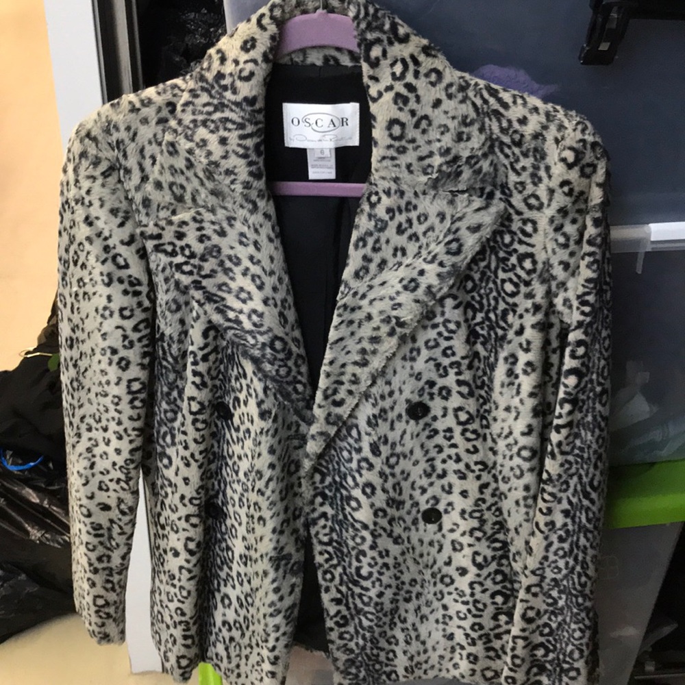 Faux fur jacket